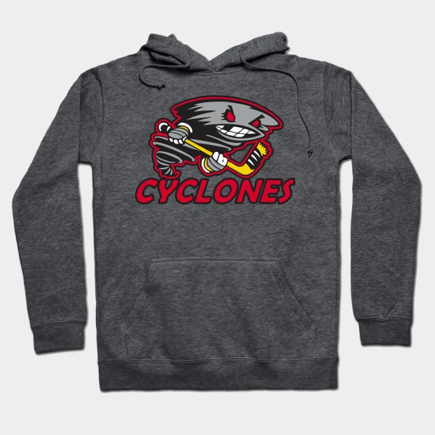 Cyclones Hockey Logo Hoodie by DavesTees